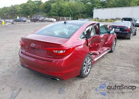 2016 Hyundai Sonata Limited z USA, uszkodzony, nr VIN 5NPE34AF3GH313130